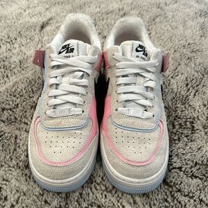 Nike Womens Air Force 1 Shadow Hoops Pack Shoes DX3358-100